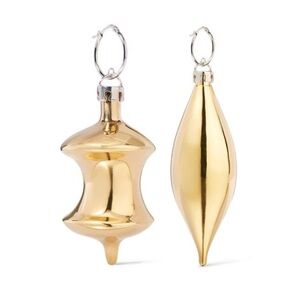Balenciaga gold ornament earrings